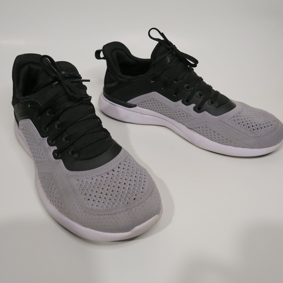 APL Techloom Tracker Shoes Cross Training Comfort Black Gray - Picture 3 of 13